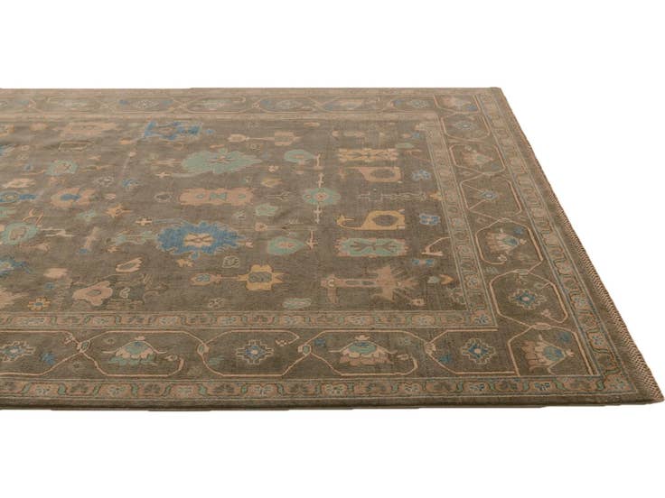 Detail image of 6' 9 x 9' 5 Hand Knotted Kazak Rug