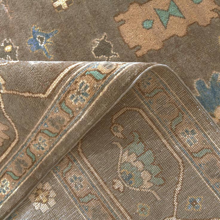 Detail image of 6' 9 x 9' 5 Hand Knotted Kazak Rug