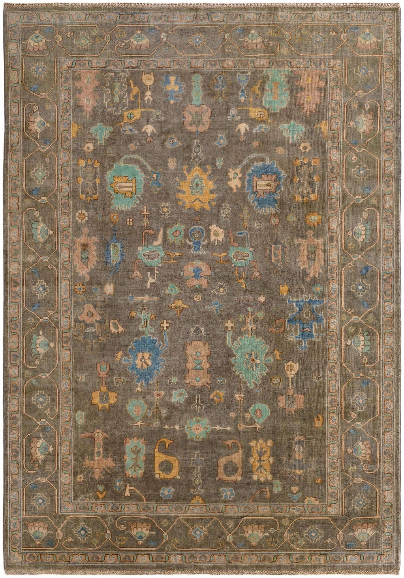 6' 9 x 9' 5 Hand Knotted Kazak Rug