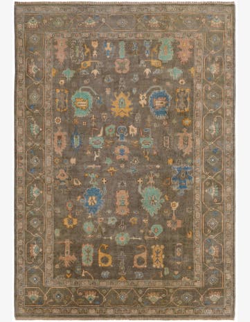 6' 9 x 9' 5 Hand Knotted Kazak Rug