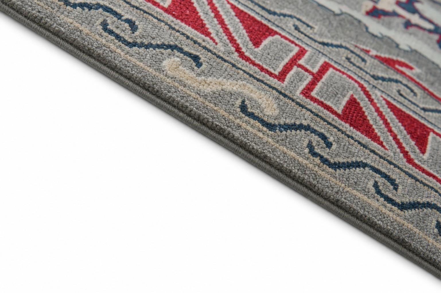 Detail image 8 of 12: 6' 9 x 9' 4 Hand Knotted Kazak Rug
