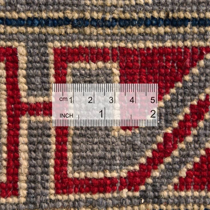 Detail image of 6' 9 x 9' 4 Hand Knotted Kazak Rug