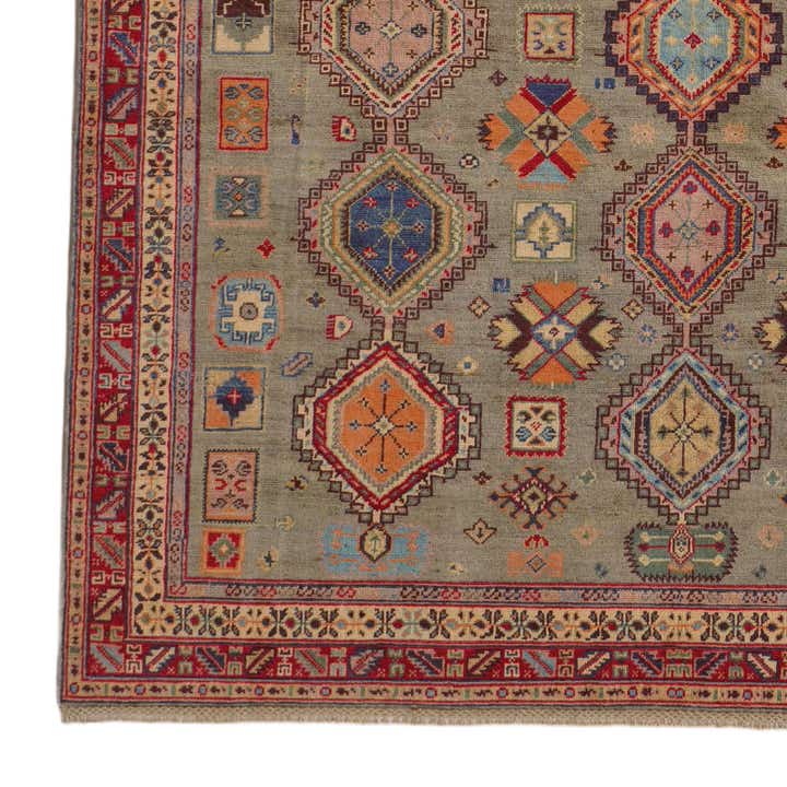 6' 5 x 9' 4 Hand Knotted Kazak Rug
