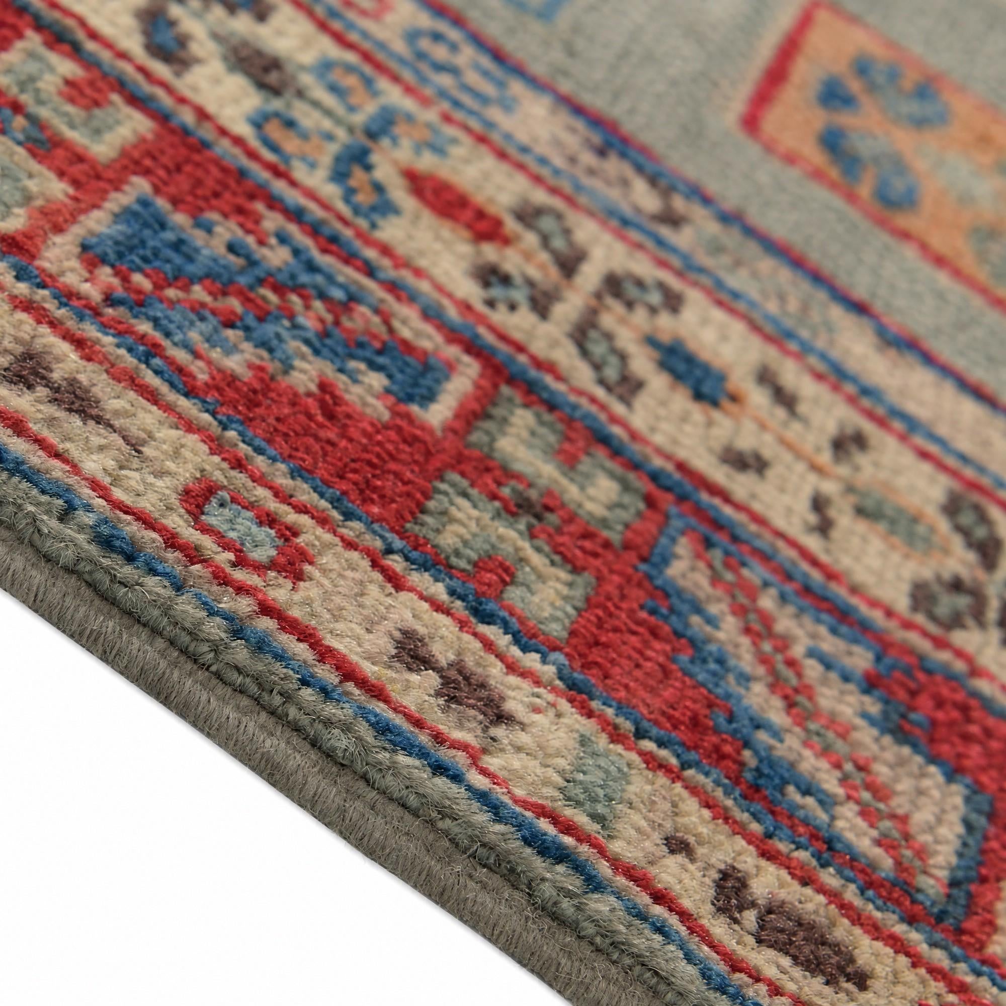 Detail image 8 of 12: 6' 5 x 9' 4 Hand Knotted Kazak Rug