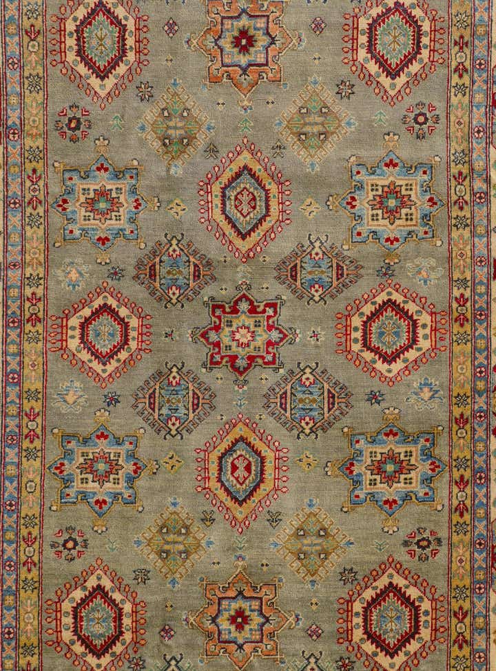 6' 7 x 9' 10 Hand Knotted Kazak Rug