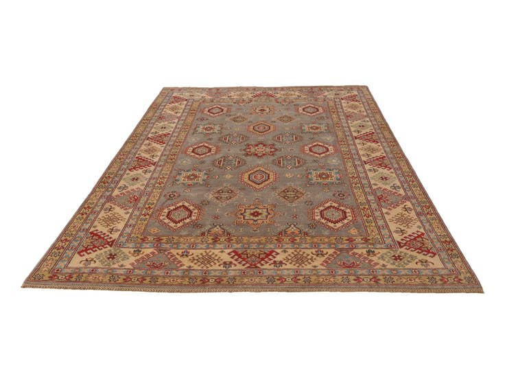 Detail image of 6' 8 x 9' 11 Hand Knotted Kazak Rug