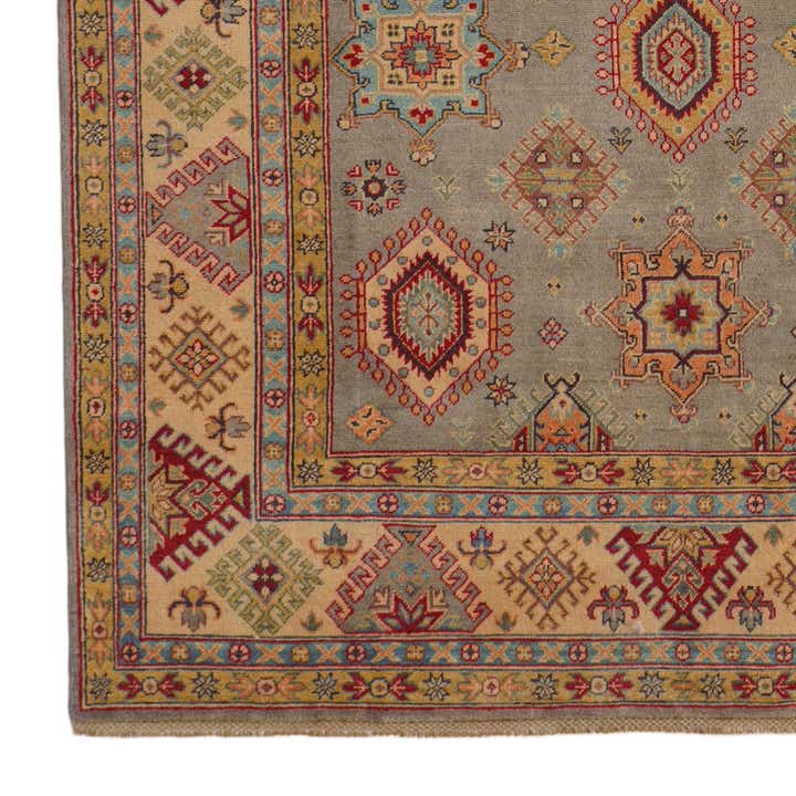 6' 8 x 9' 11 Hand Knotted Kazak Rug