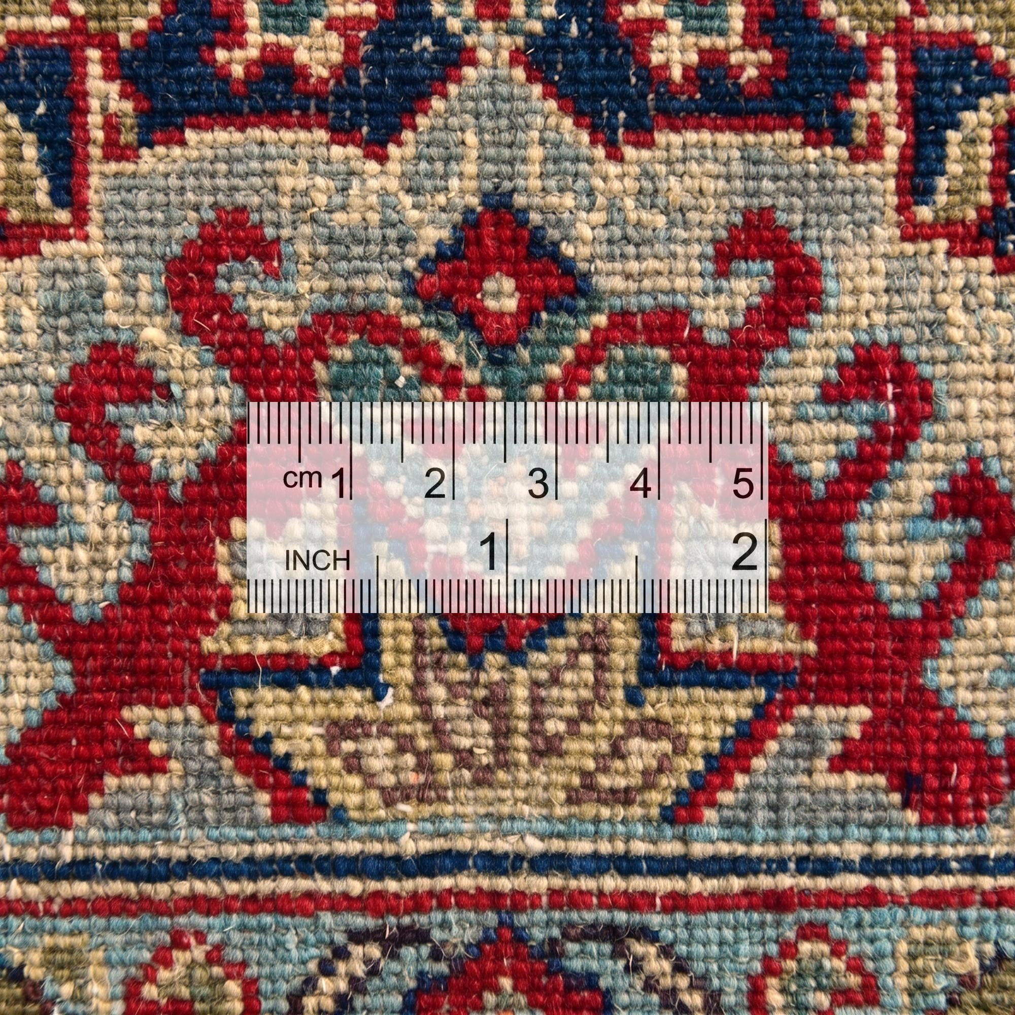 6' 8 x 9' 11 Hand Knotted Kazak Rug