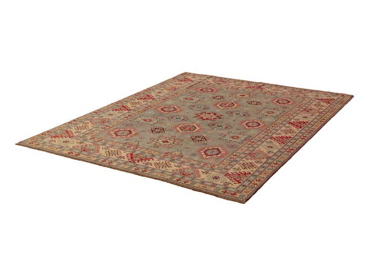 6' 8 x 9' 2 Hand Knotted Kazak Rug