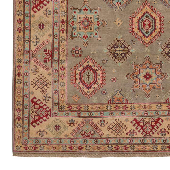 6' 8 x 9' 2 Hand Knotted Kazak Rug