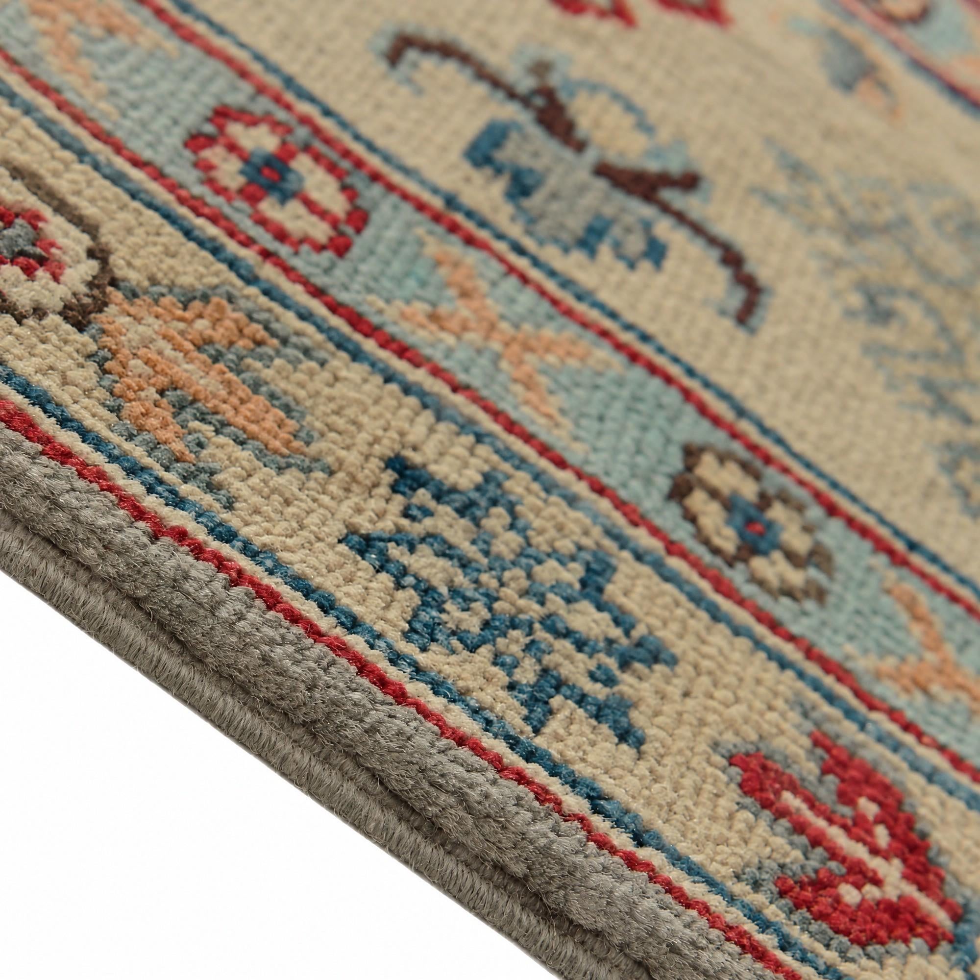 Detail image 8 of 12: 6' 8 x 9' 2 Hand Knotted Kazak Rug