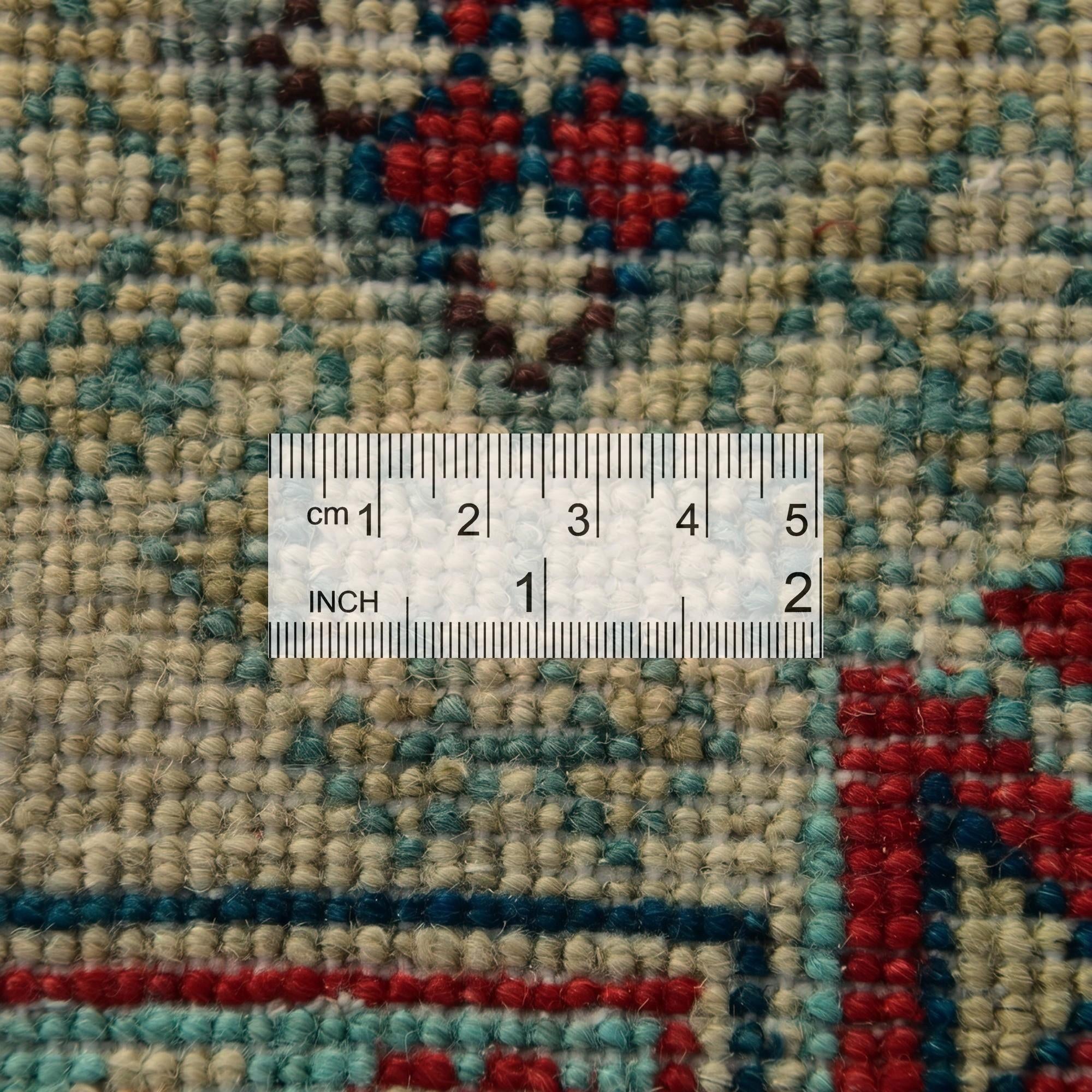 6' 8 x 9' 2 Hand Knotted Kazak Rug