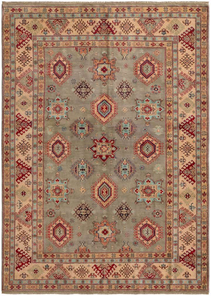 6' 8 x 9' 2 Hand Knotted Kazak Rug