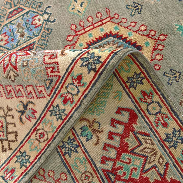 5' 9 x 7' 9 Hand Knotted Kazak Rug
