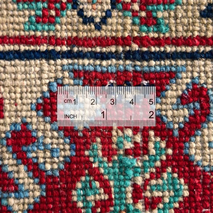 Detail image of 5' 9 x 7' 9 Hand Knotted Kazak Rug