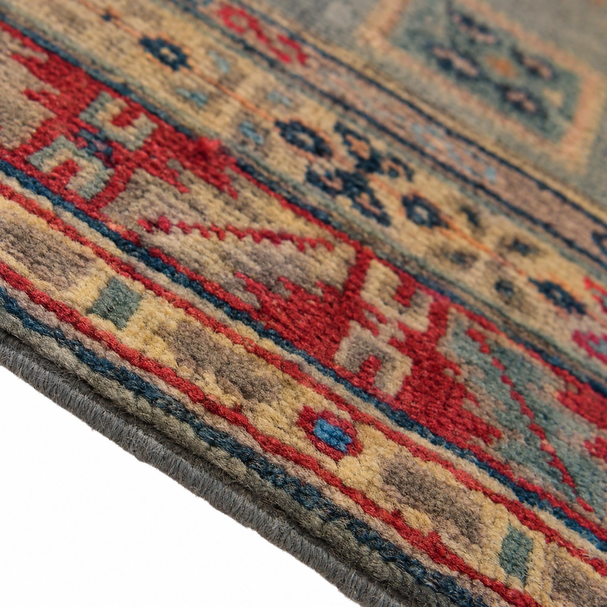 165cm x 235cm Hand Knotted Kazak Rug
