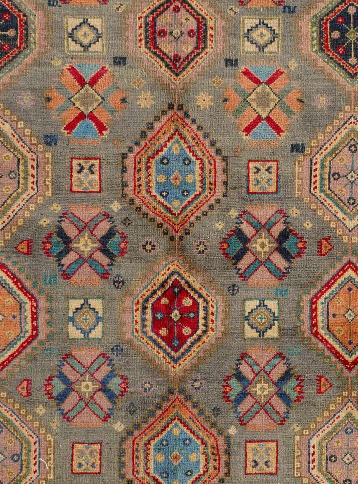 5' 4 x 7' 8 Hand Knotted Kazak Rug
