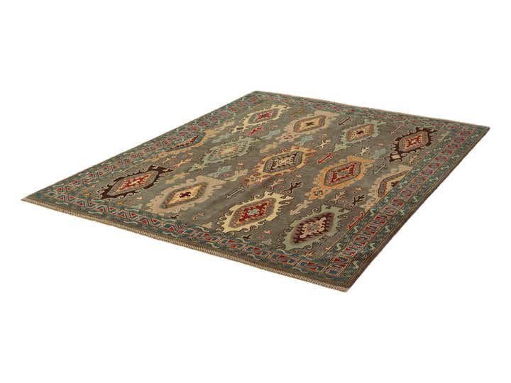 5' 9 x 7' 10 Hand Knotted Kazak Rug