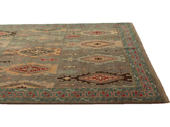 5' 9 x 7' 10 Hand Knotted Kazak Rug