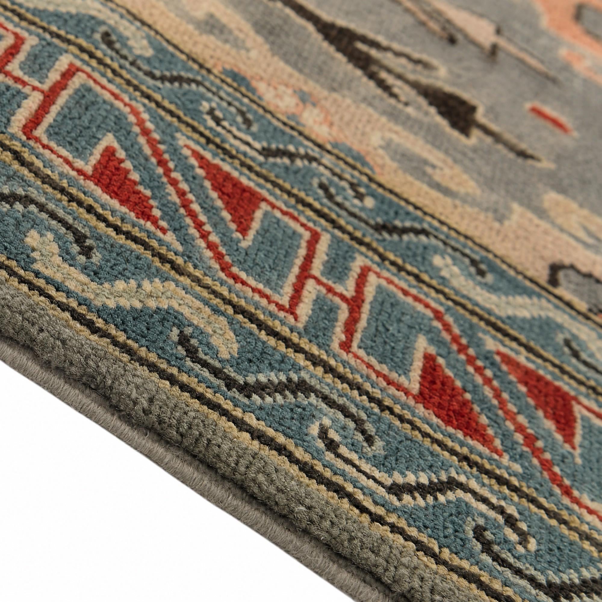 175cm x 240cm Hand Knotted Kazak Rug