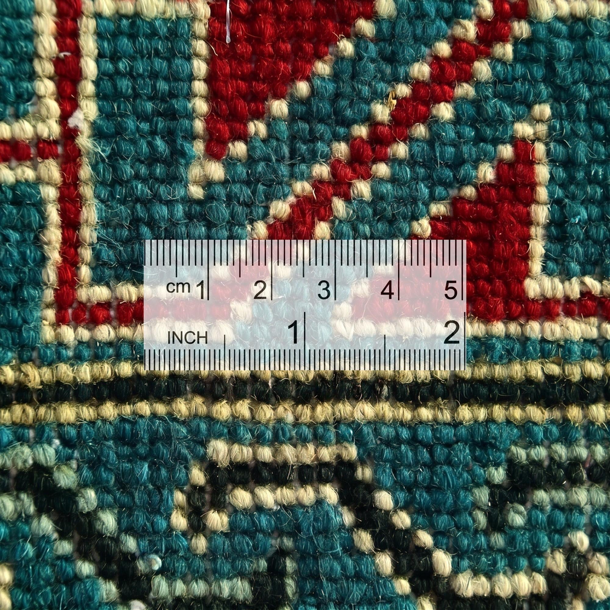 5' 9 x 7' 10 Hand Knotted Kazak Rug