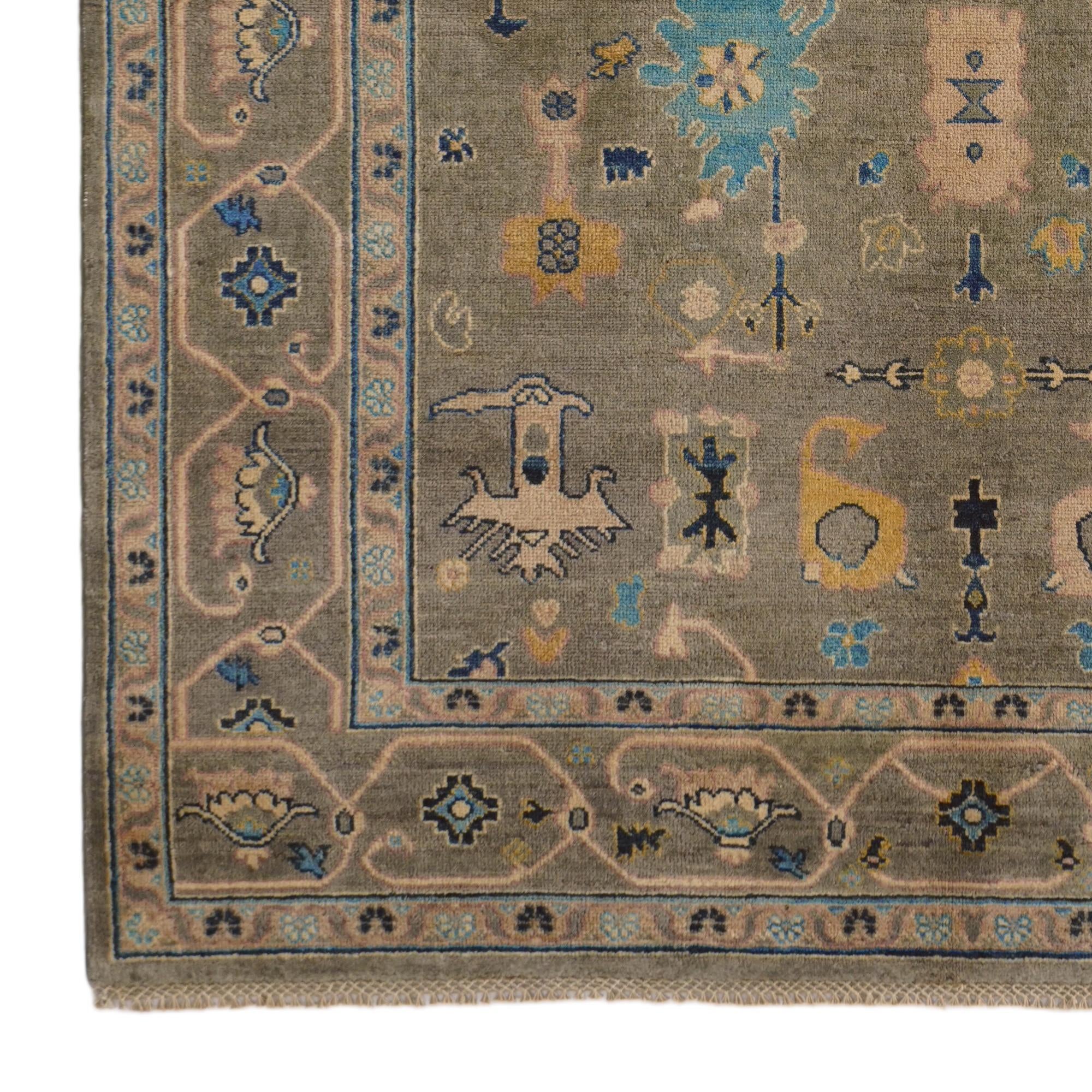 5' 8 x 7' 7 Hand Knotted Kazak Rug