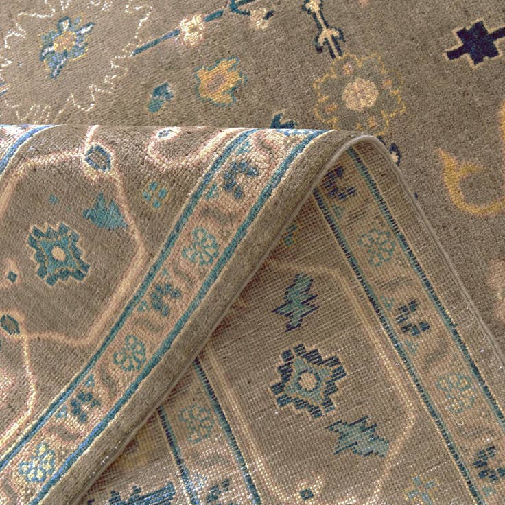 Detail image of 5' 8 x 7' 7 Hand Knotted Kazak Rug