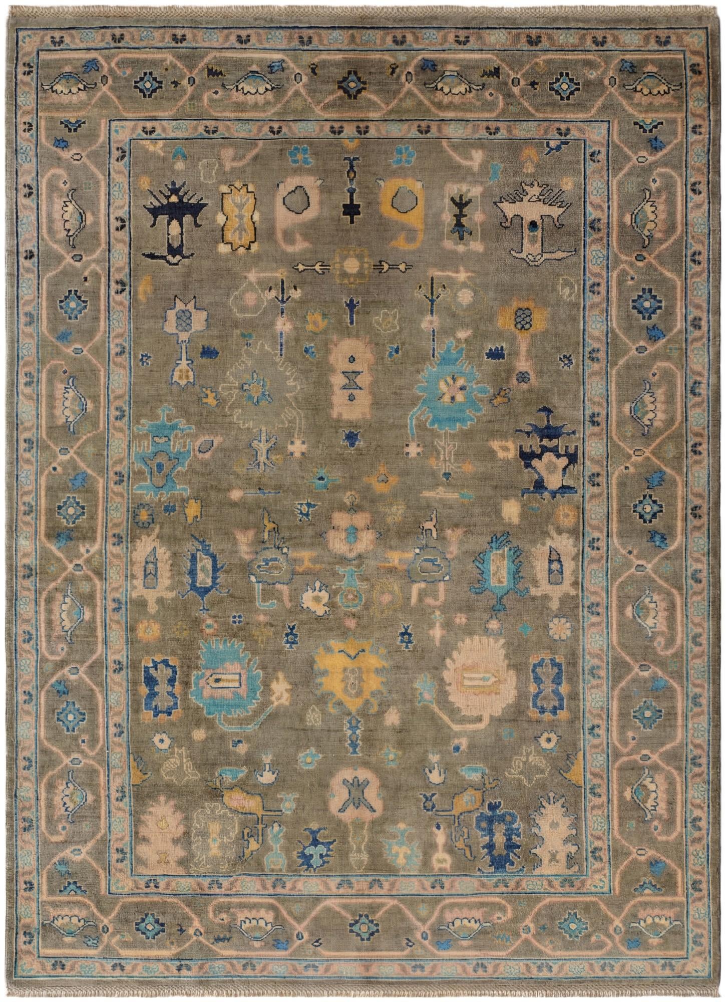 5' 8 x 7' 7 Hand Knotted Kazak Rug