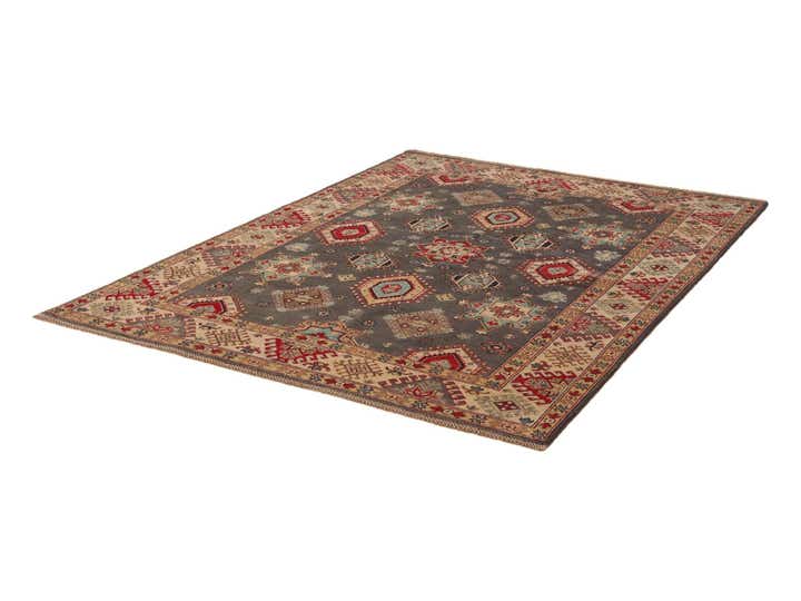 5' 7 x 7' 7 Hand Knotted Kazak Rug