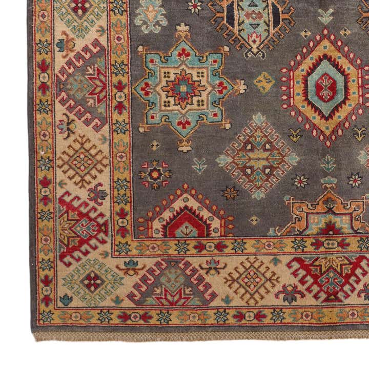 5' 7 x 7' 7 Hand Knotted Kazak Rug