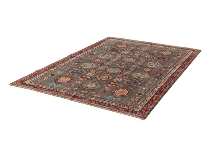 Detail image of 5' 7 x 8' 4 Hand Knotted Kazak Rug
