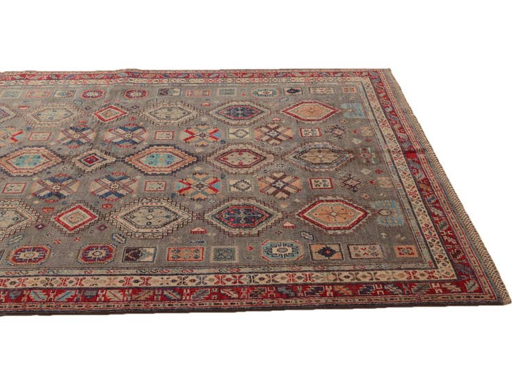 Detail image of 5' 7 x 8' 4 Hand Knotted Kazak Rug