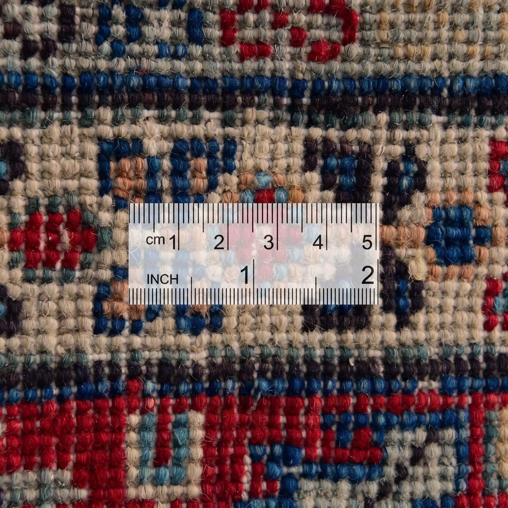 5' 7 x 8' 4 Hand Knotted Kazak Rug