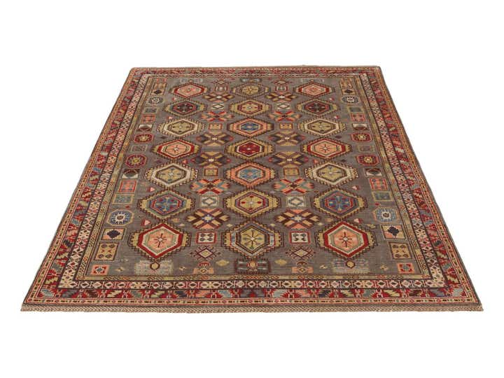 5' 2 x 7' 11 Hand Knotted Kazak Rug