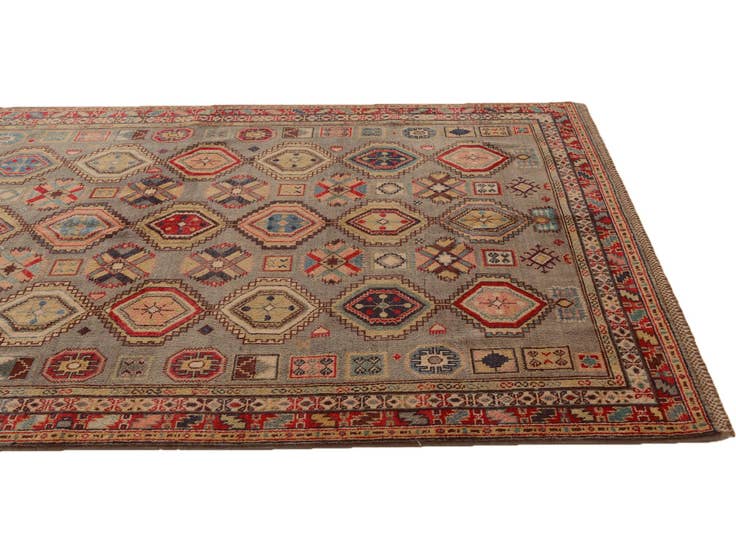 Detail image of 5' 2 x 7' 11 Hand Knotted Kazak Rug