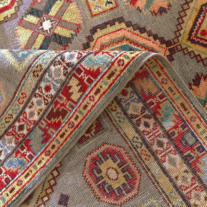 5' 2 x 7' 11 Hand Knotted Kazak Rug
