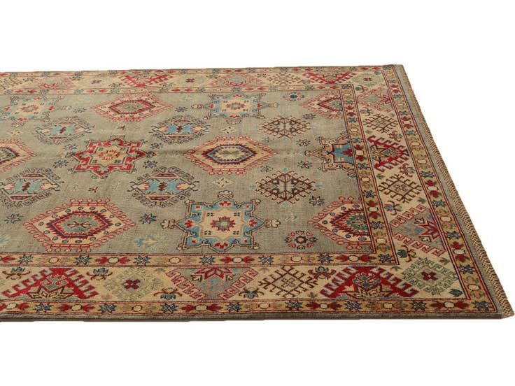 Detail image of 5' 7 x 7' 10 Hand Knotted Kazak Rug