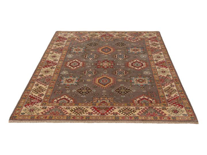 5' 3 x 7' 5 Hand Knotted Kazak Rug