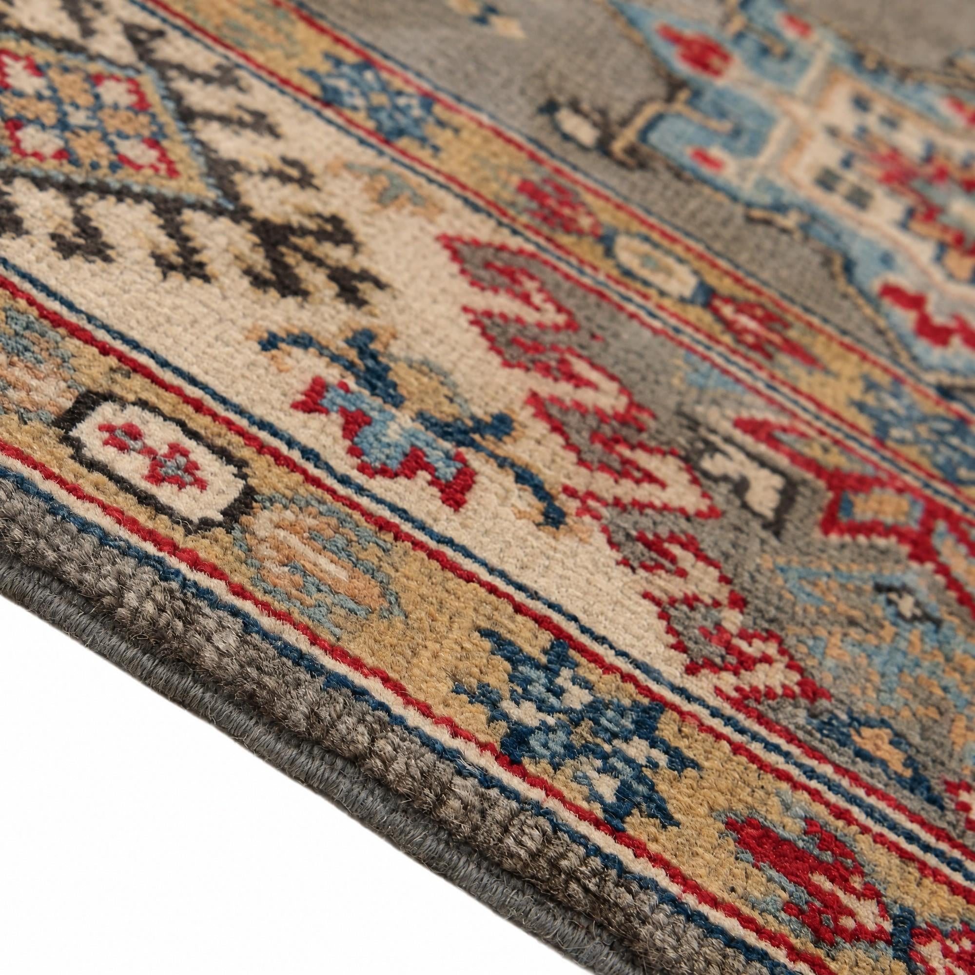 Detail image 8 of 12: 5' 3 x 7' 5 Hand Knotted Kazak Rug