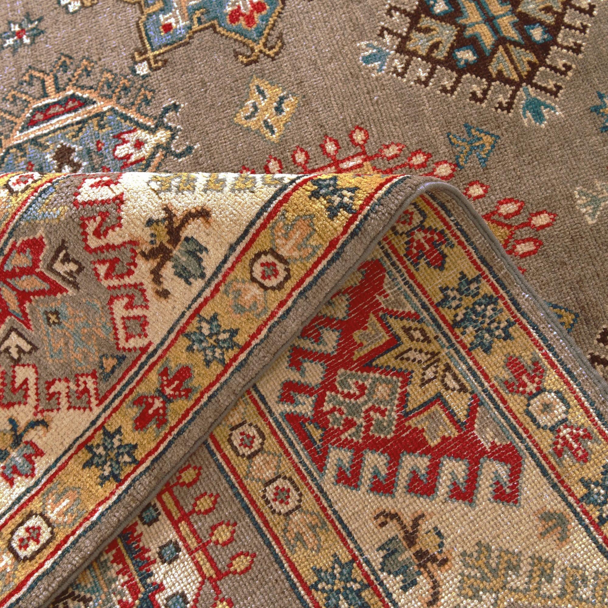 5' 3 x 7' 5 Hand Knotted Kazak Rug