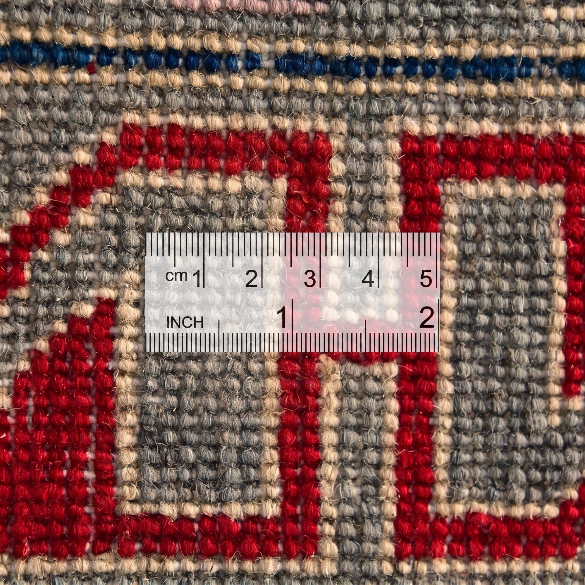 6' 7 x 9' 9 Hand Knotted Kazak Rug