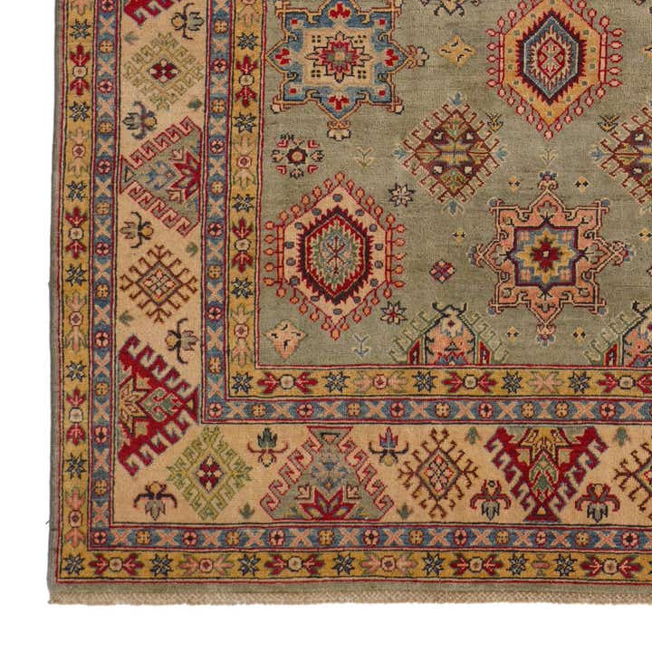 6' 8 x 9' 5 Hand Knotted Kazak Rug