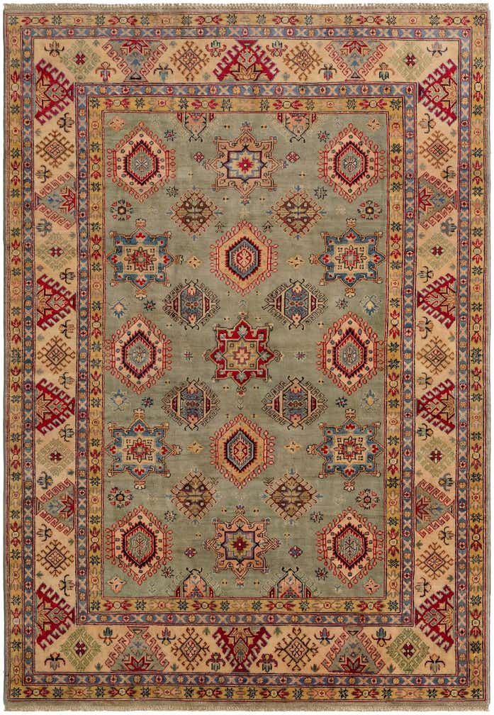 6' 8 x 9' 5 Hand Knotted Kazak Rug