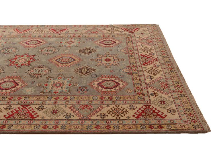 Detail image of 6' 10 x 9' 8 Hand Knotted Kazak Rug