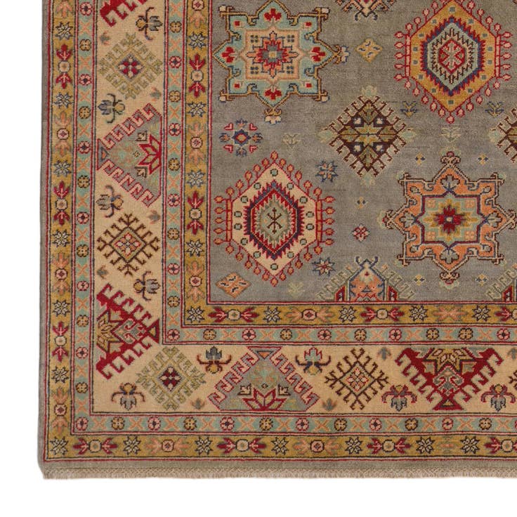 Detail image of 6' 10 x 9' 8 Hand Knotted Kazak Rug
