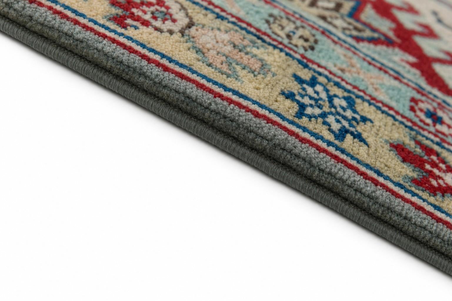 6' 10 x 9' 8 Hand Knotted Kazak Rug