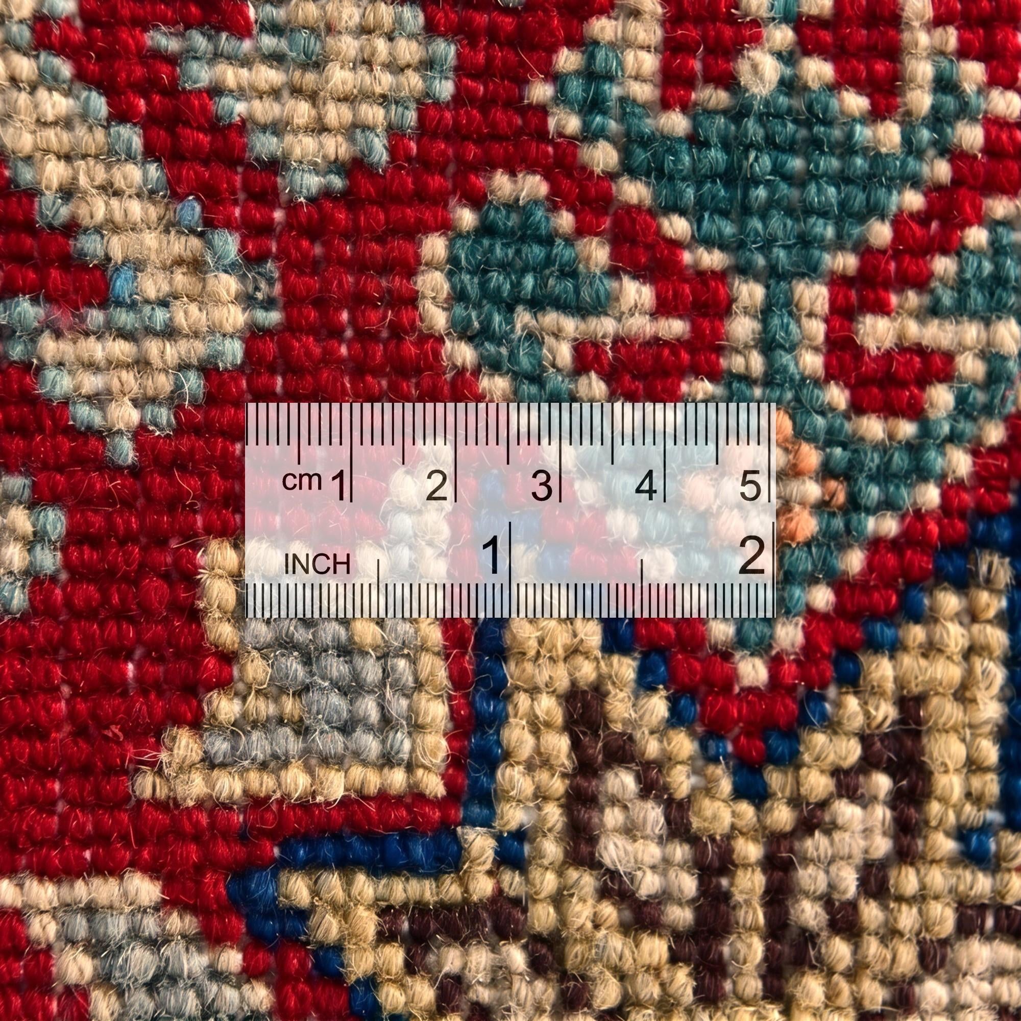 6' 10 x 9' 8 Hand Knotted Kazak Rug