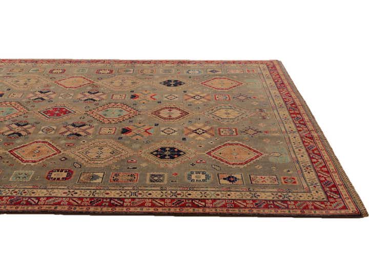 6' 5 x 9' 9 Hand Knotted Kazak Rug