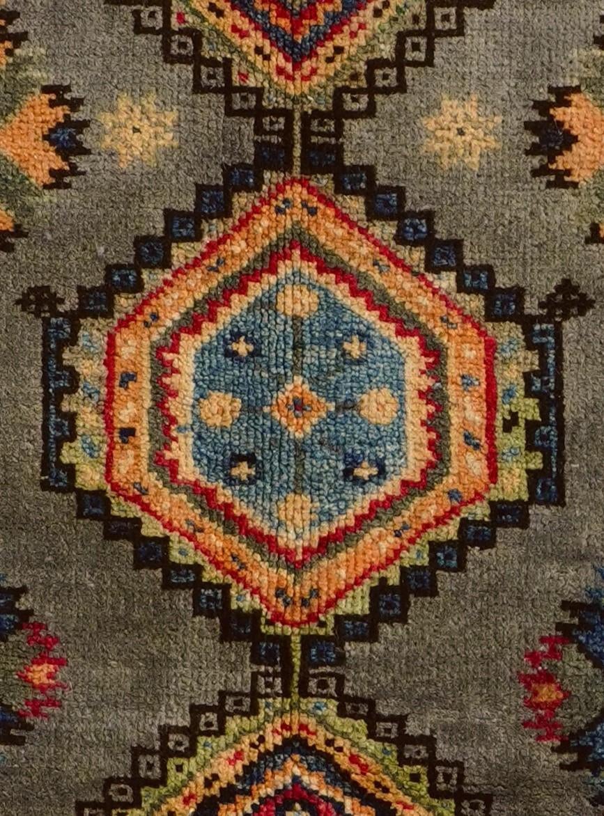 5' 8 x 8' Hand Knotted Kazak Rug