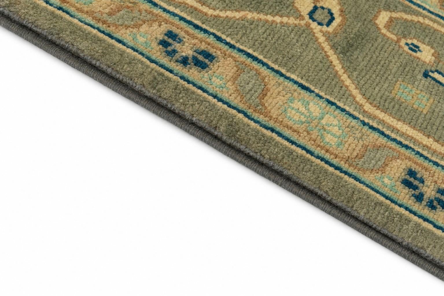 5' 7 x 7' 5 Hand Knotted Kazak Rug